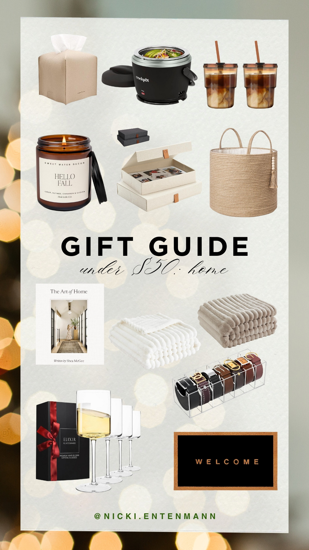 Looking for something thoughtful (and budget-friendly) for someone’s home? Here are a few gems under $50 that’ll make their space feel extra cozy and stylish. Perfect for gifting! 🎁🏡✨                                                                             home gift ideas, under $50 gifts, budget-friendly gifts, affordable gifts, cozy home items, thoughtful gifts, small space gifts, practical gifts for the home, home essentials, gift guide under $50, budget gift guide, holiday gifts, Christmas gifts, home decor gifts, unique gift ideas, stylish home gifts, useful home gifts, gift ideas for her, gifts for the home, cozy vibes, home accessories 

 #LTKGiftGuide #LTKHoliday #LTKFindsUnder50