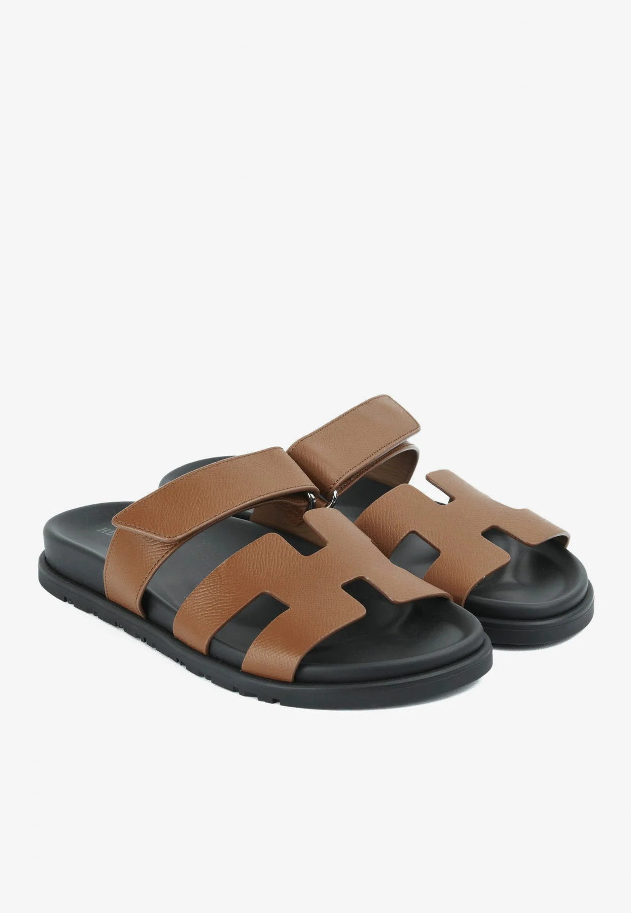 Chypre Sandals in Brown Calfskin | Thahab