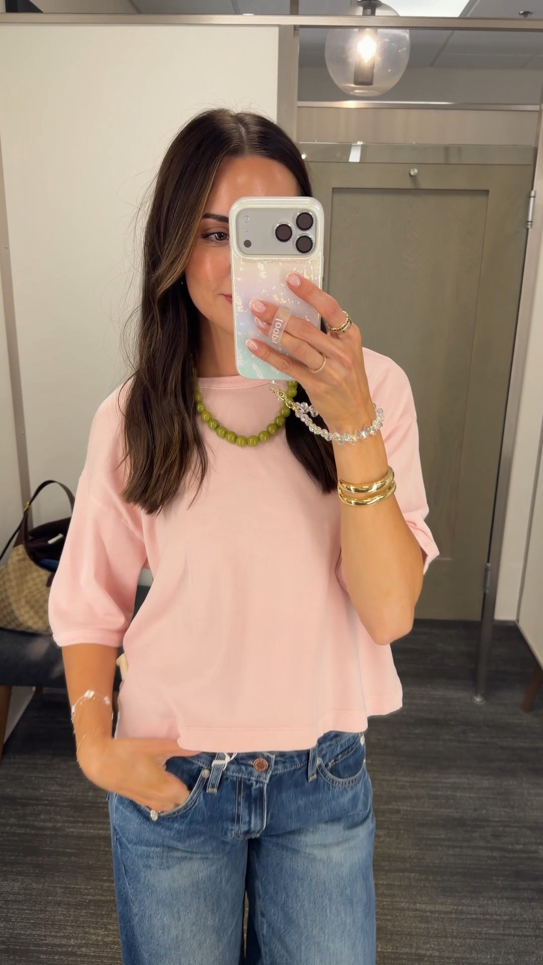 Love the longer sleeves and boxy fit of this tee! Super soft. I bought the white online! True to size (S)

#LTKSaleAlert #LTKSeasonal #LTKootd