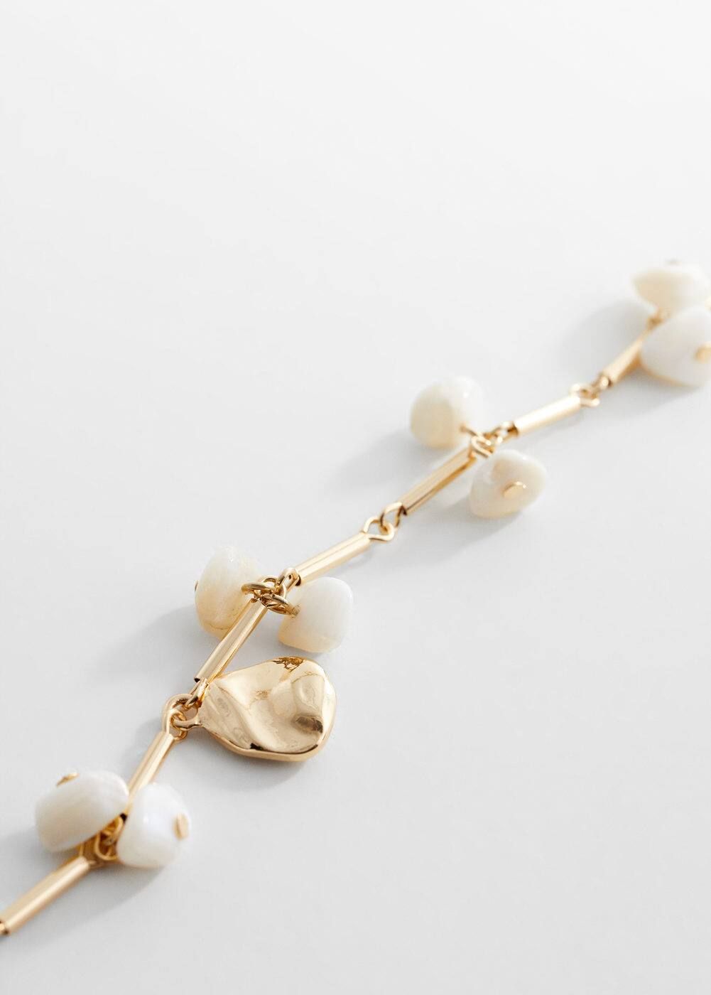 Shell chain necklace -  Women | Mango USA | MANGO (US)