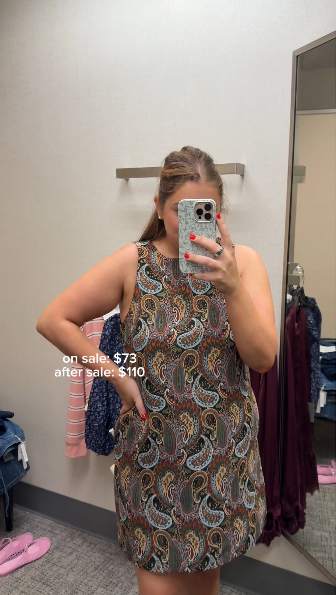 Retro mini dress wearing size large. Size up if you have wider hips. Nordstrom anniversary sale.
￼

#LTKSaleAlert