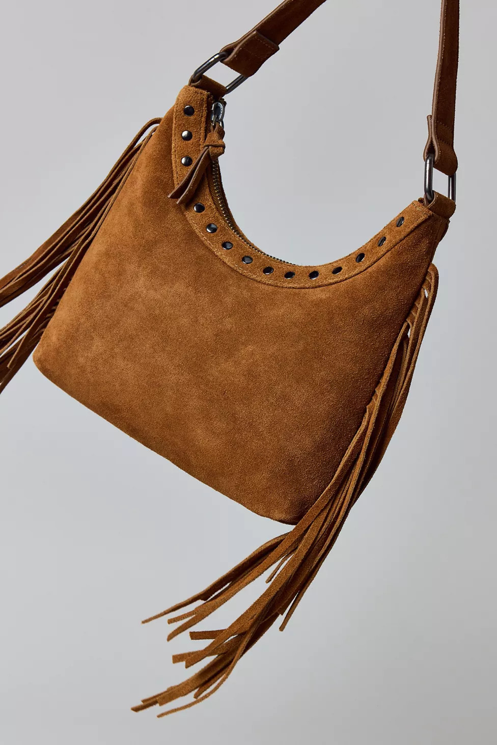 Silence + Noise Bella Suede Fringe Bag | Urban Outfitters (US and RoW)