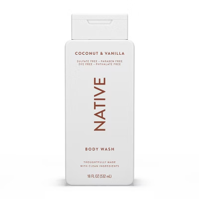 Native Body Wash for Men - Coconut & Vanilla - Sulfate Free - 18 fl oz | Target
