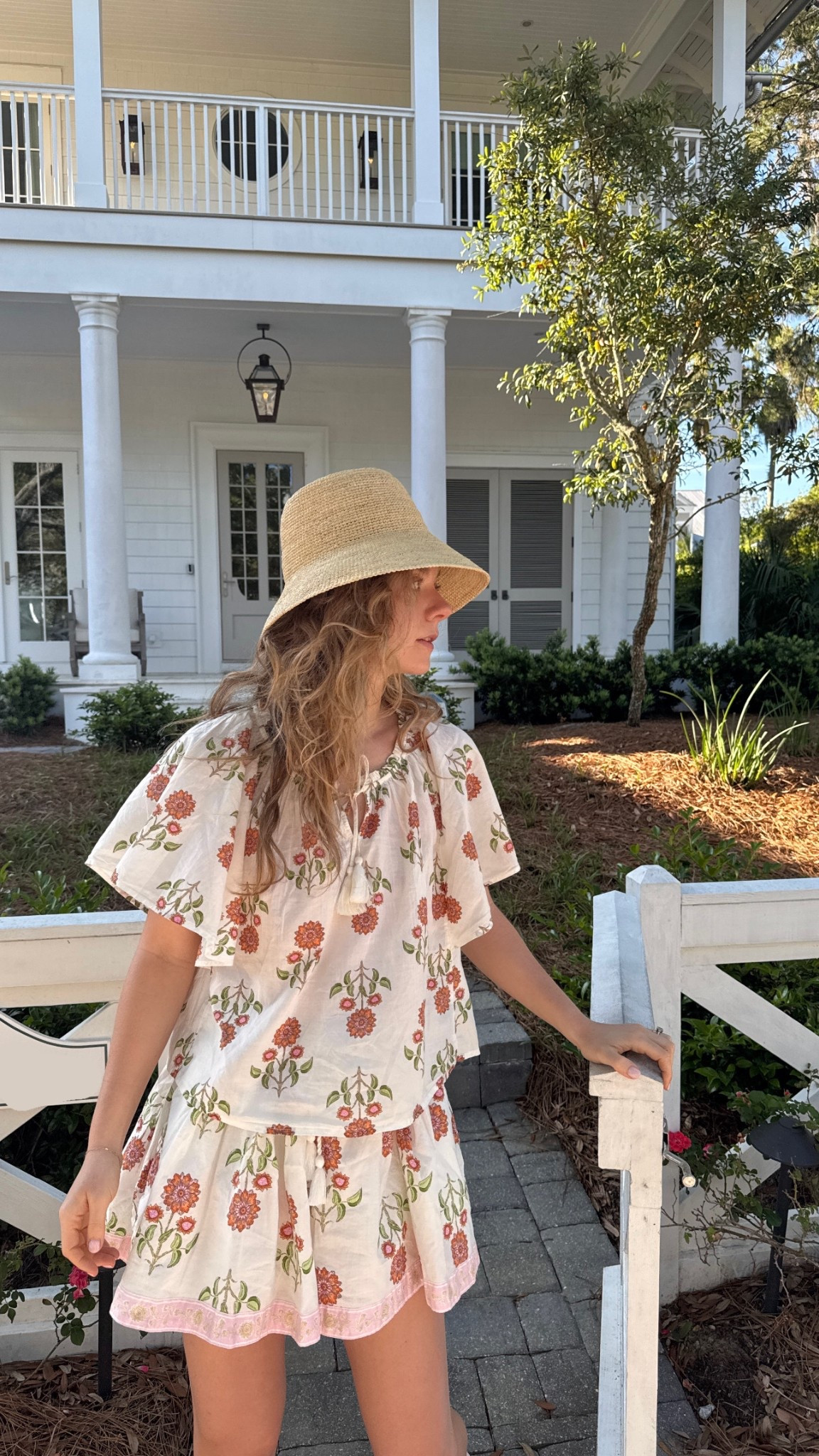 Wearing an XS in both top and shorts!