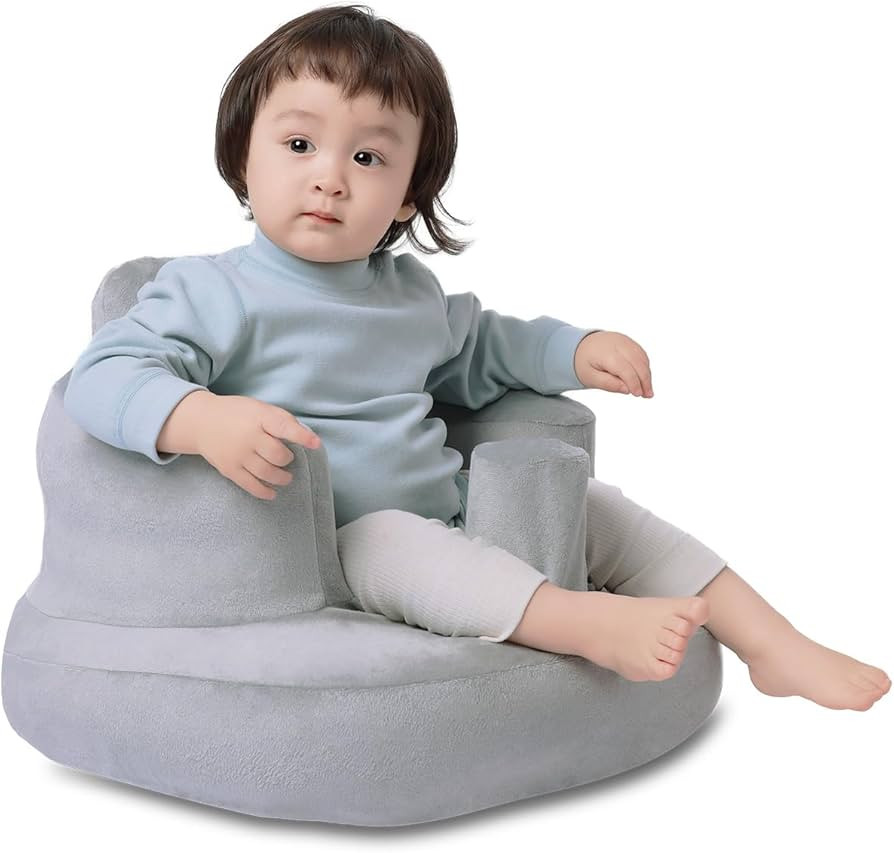 Inflatable Baby Seat with Breathable Cover for Babies 3 Months and Up,Inflatable Baby Chair,Blow ... | Amazon (US)