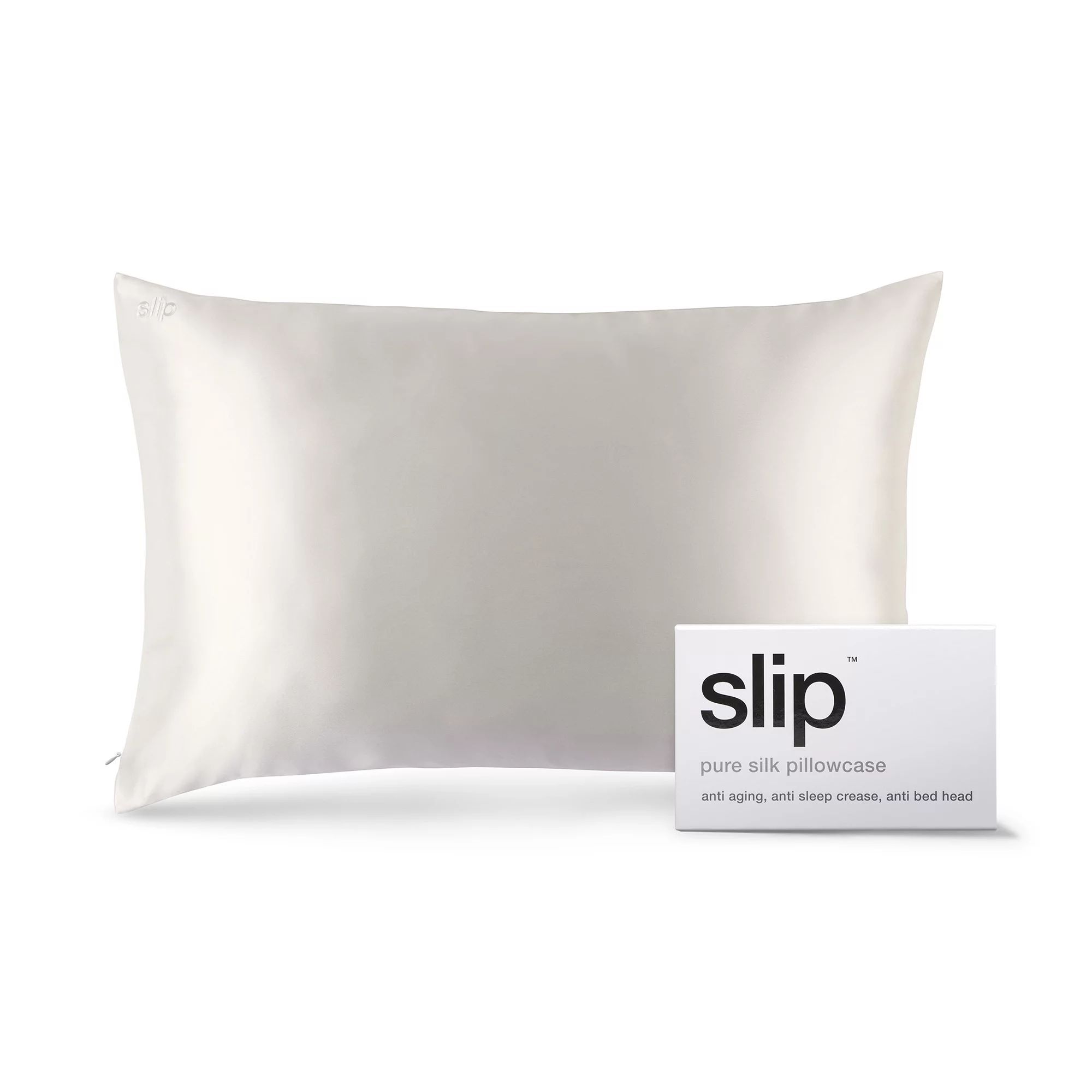 Slip Pure Silk Pillowcase Bedding, White, Queen - Walmart.com | Walmart (US)