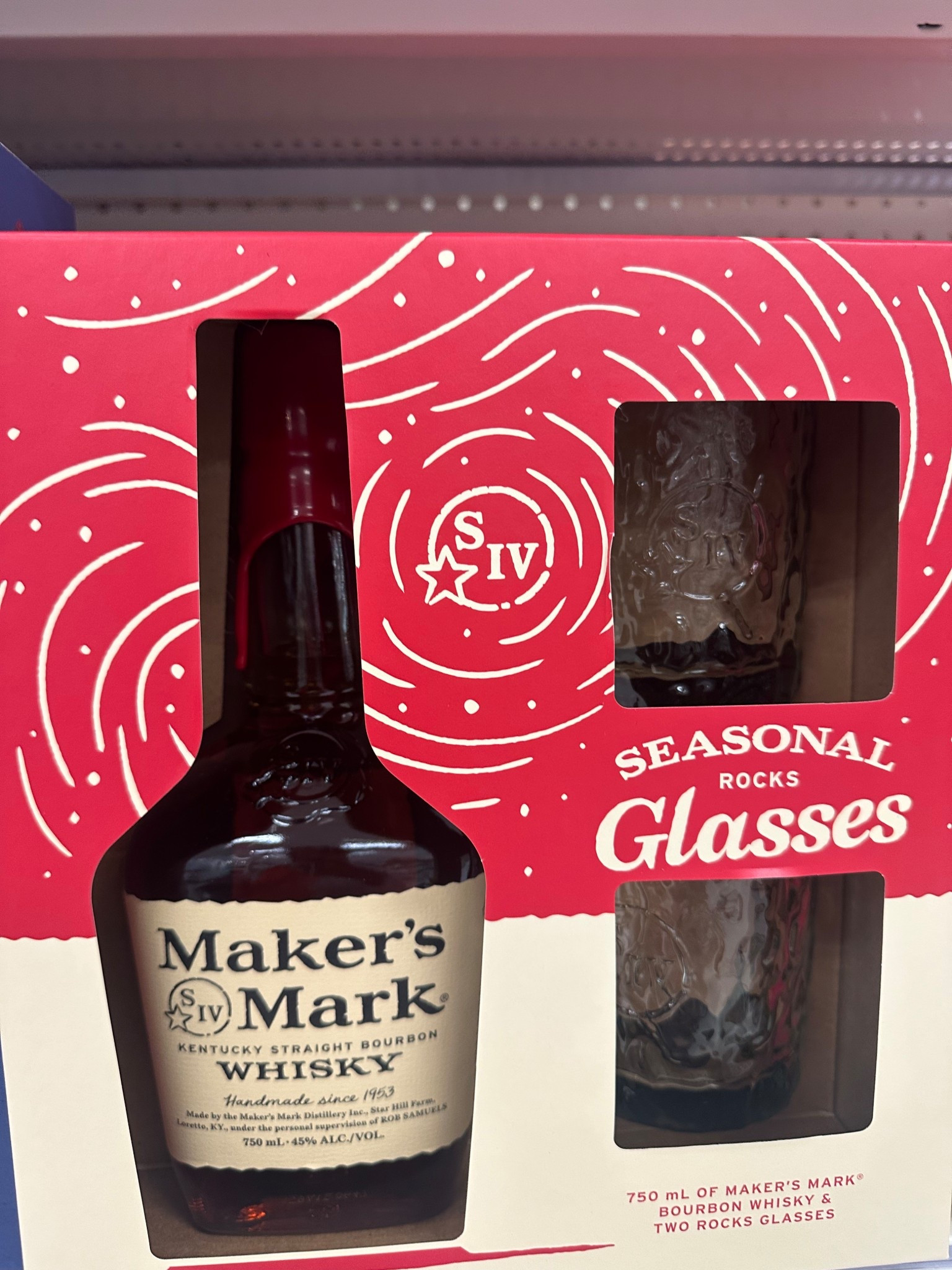 Makers mark bourbon whisky for old fashioned cocktails 

Christmas gift set with seasonal rocks glasses, gift for him

#LTKHoliday #LTKHome #LTKGiftGuide