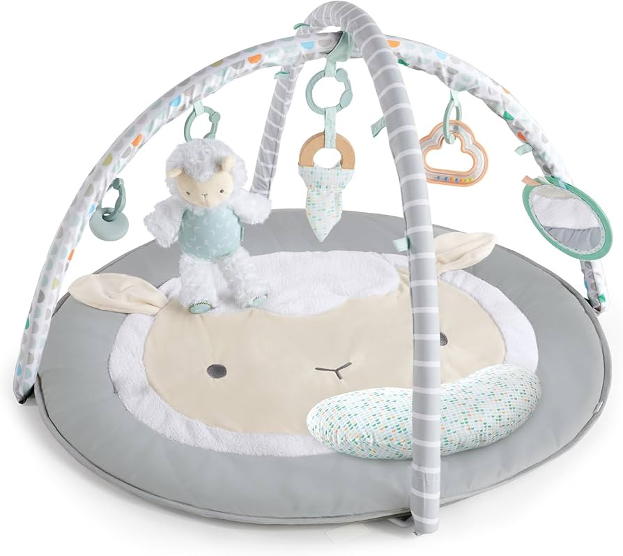 Ingenuity Sheppy’s Spot Ultra Plush Baby Activity Gym & Tummy Time Mat, Newborn and up - Corrie | Amazon (US)