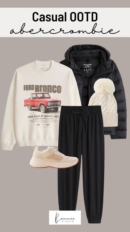 If you prefer comfort over everything like me, this cozy OOTD is for you. 🖤 Graphic crews are trending this season and for good reason! Pair with your favorite joggers and puffer coat for an effortless look. Casual OOTD | Comfy OOTD | Sweats Outfit Of The Day | Midsize Loungewear | Midsize Joggers | Curvy Joggers | Puffer Coat | Graphic Crewneck

#LTKsalealert #LTKSeasonal #LTKcurves