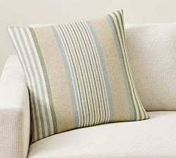 Conte Striped Pillow Cover | Pottery Barn (US)