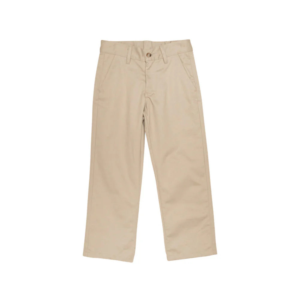 Prep School Pants - Keeneland Khaki with Nantucket Navy Stork | The Beaufort Bonnet Company