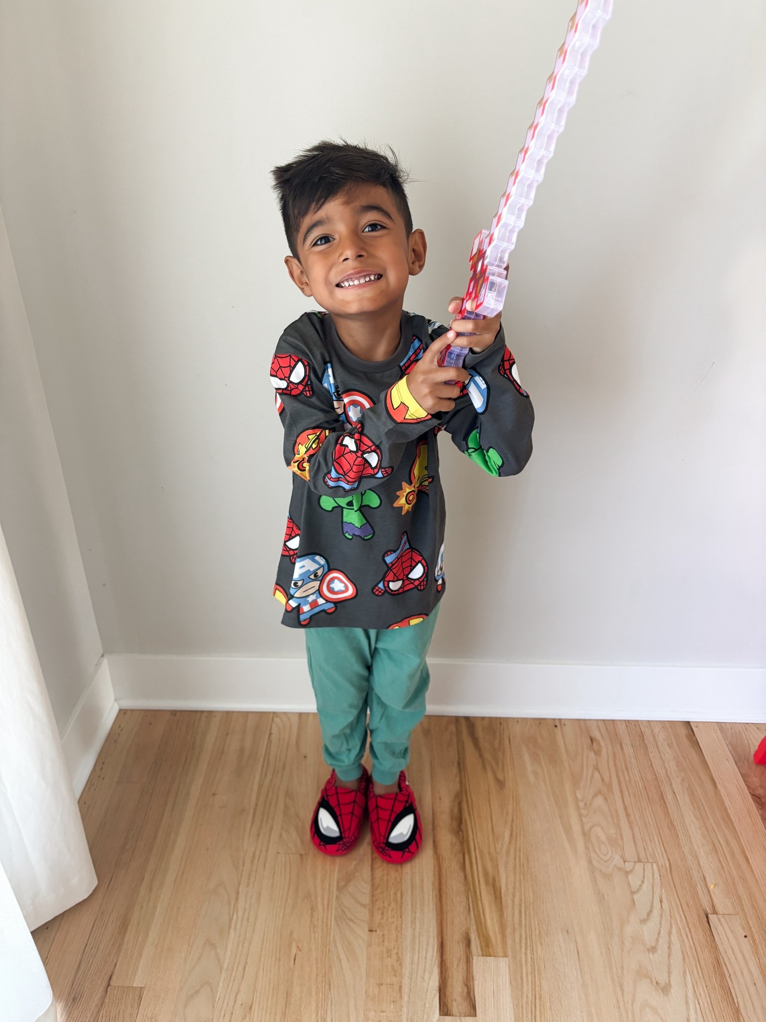 H&m kids 
- spiderman slippers for kids
- marvel long sleeve tops for kids
- jersey joggers for kids 

#LTKKids #LTKSaleAlert