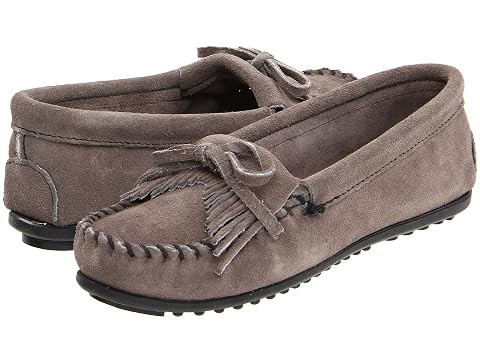 Minnetonka Kilty Suede Moc | Zappos
