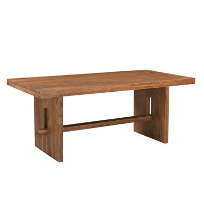 Chaliyah Acacia Solid Wood Trestle Dining Table | Wayfair North America