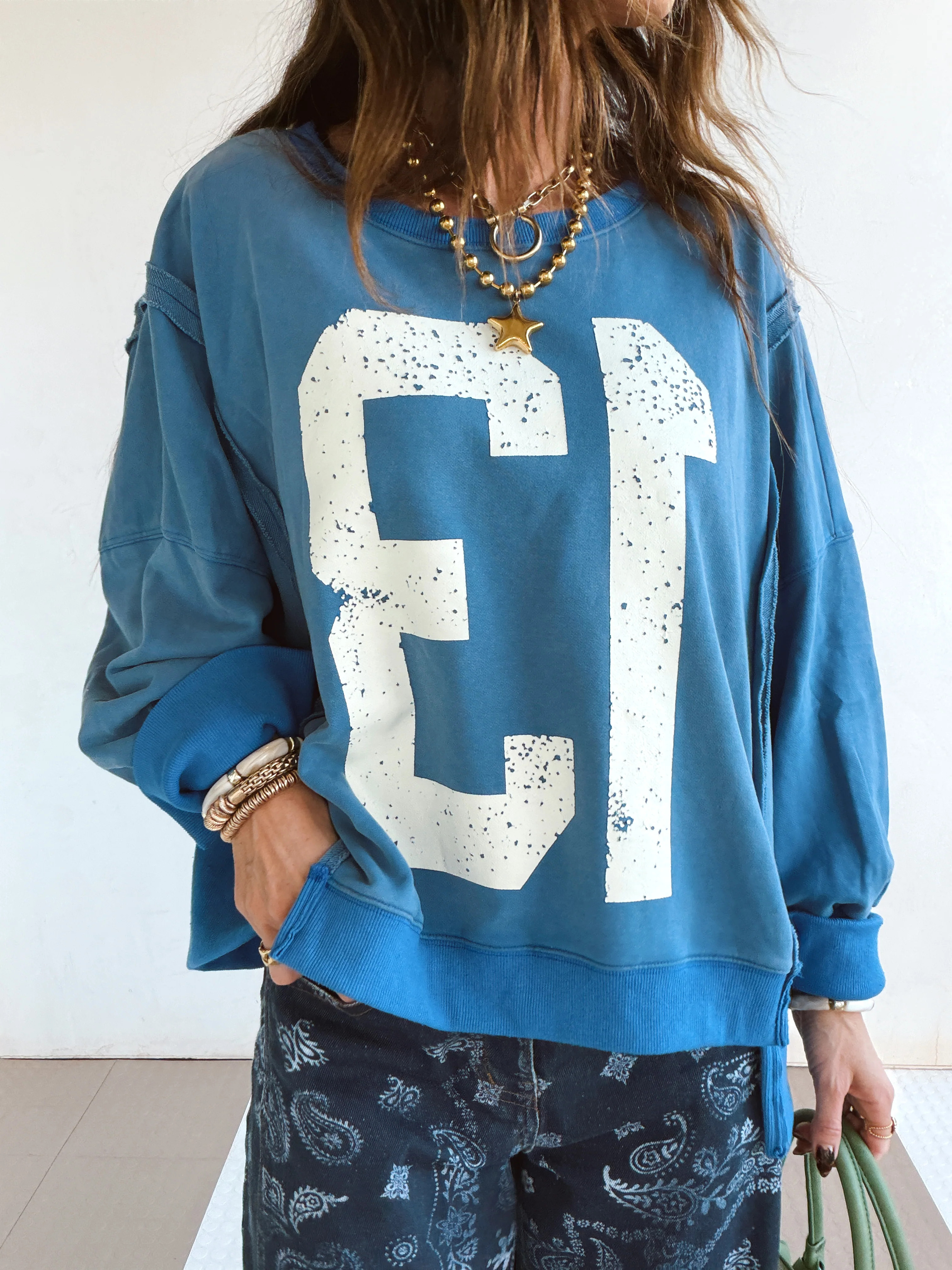 Lucky 13 Sweatshirt | Copper and Cloth