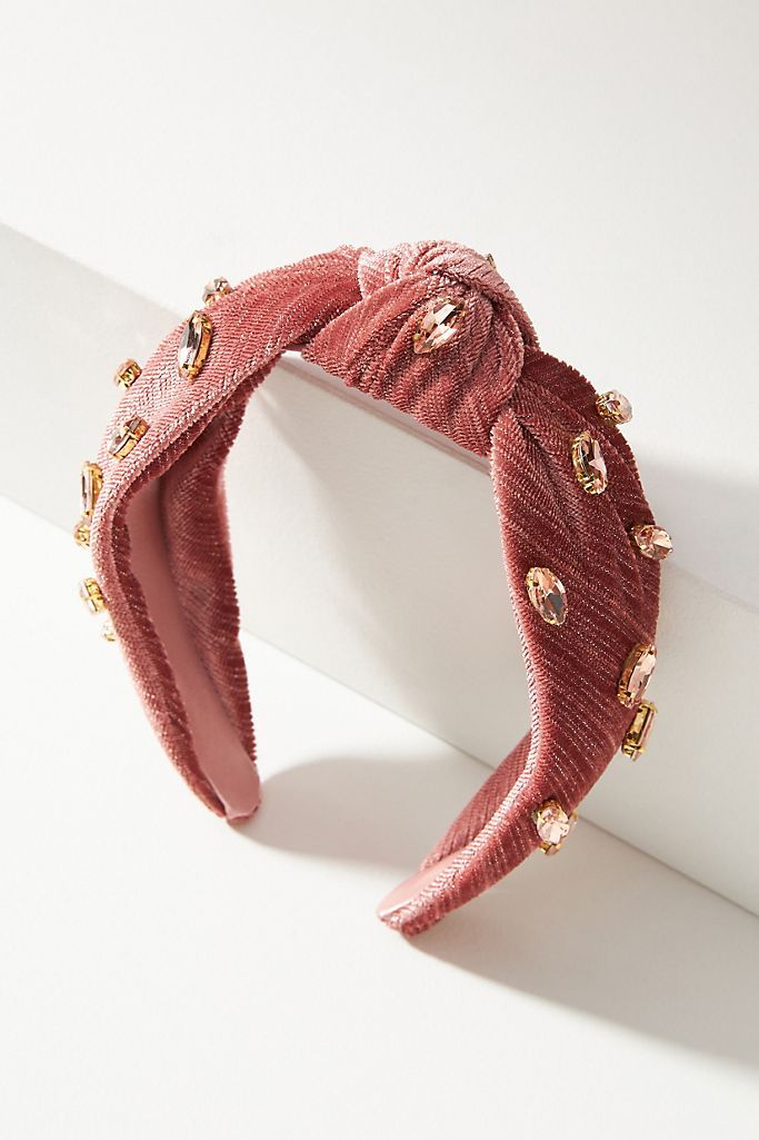 Megan Velvet Embellished Headband | Anthropologie (US)