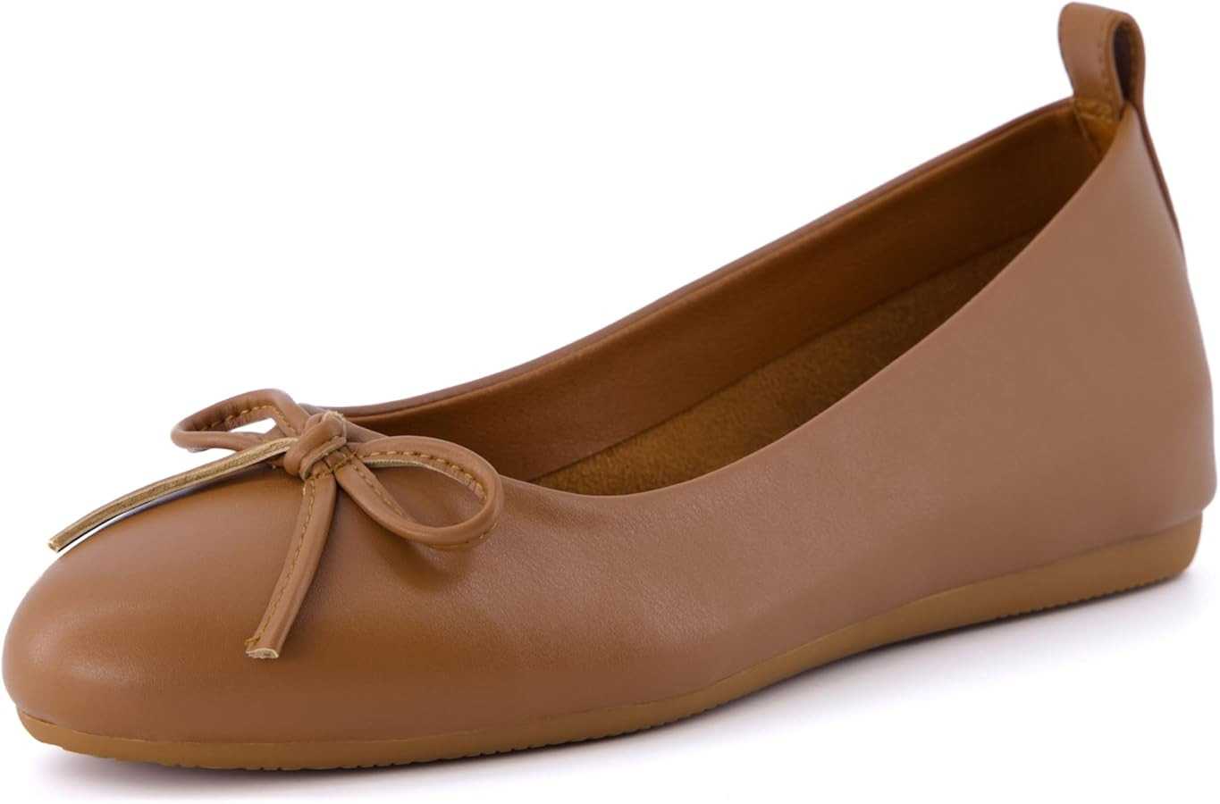 CUSHIONAIRE Women's Windy hidden wedge bow Flat with +Memory Foam and Wide Widths Available | Amazon (US)