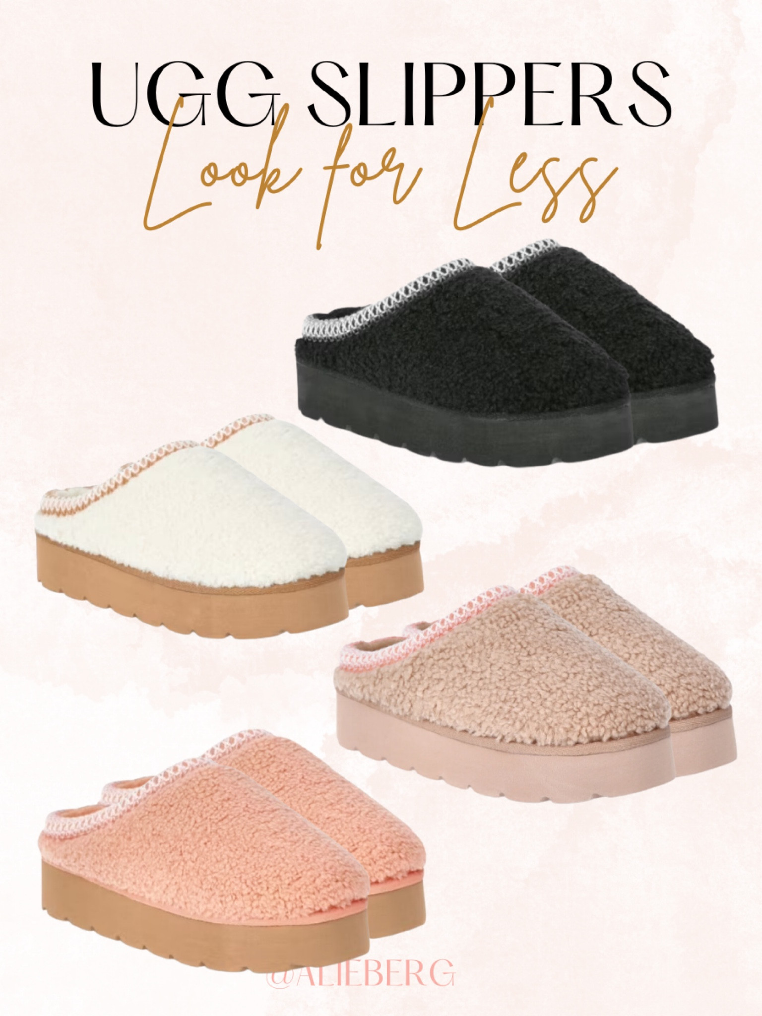 Ugg lookalike slipper for so much less!!!🙌🏻 On sale right now for $10 and make the perfect gift!


Ugg dupe, Walmart slippers, fuzzy slippers, Ugg slippers, Walmart new arrival, Walmart fashion finds, gifts for her

#LTKGiftGuide #LTKShoeCrush #LTKSeasonal