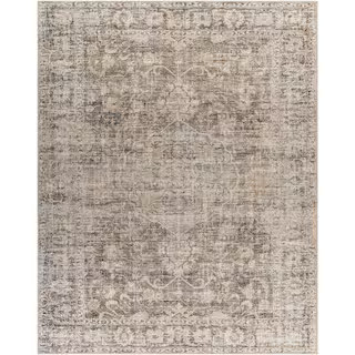 Becki Owens Marlene Dark Brown Medallion 7 ft. x 9 ft. Indoor Area Rug | The Home Depot