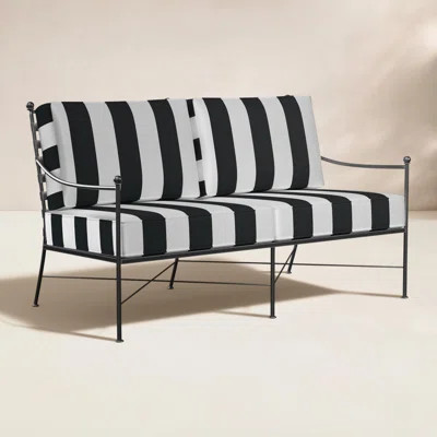 Lucier 52" Wide Outdoor Loveseat with SunbCushion | Wayfair North America