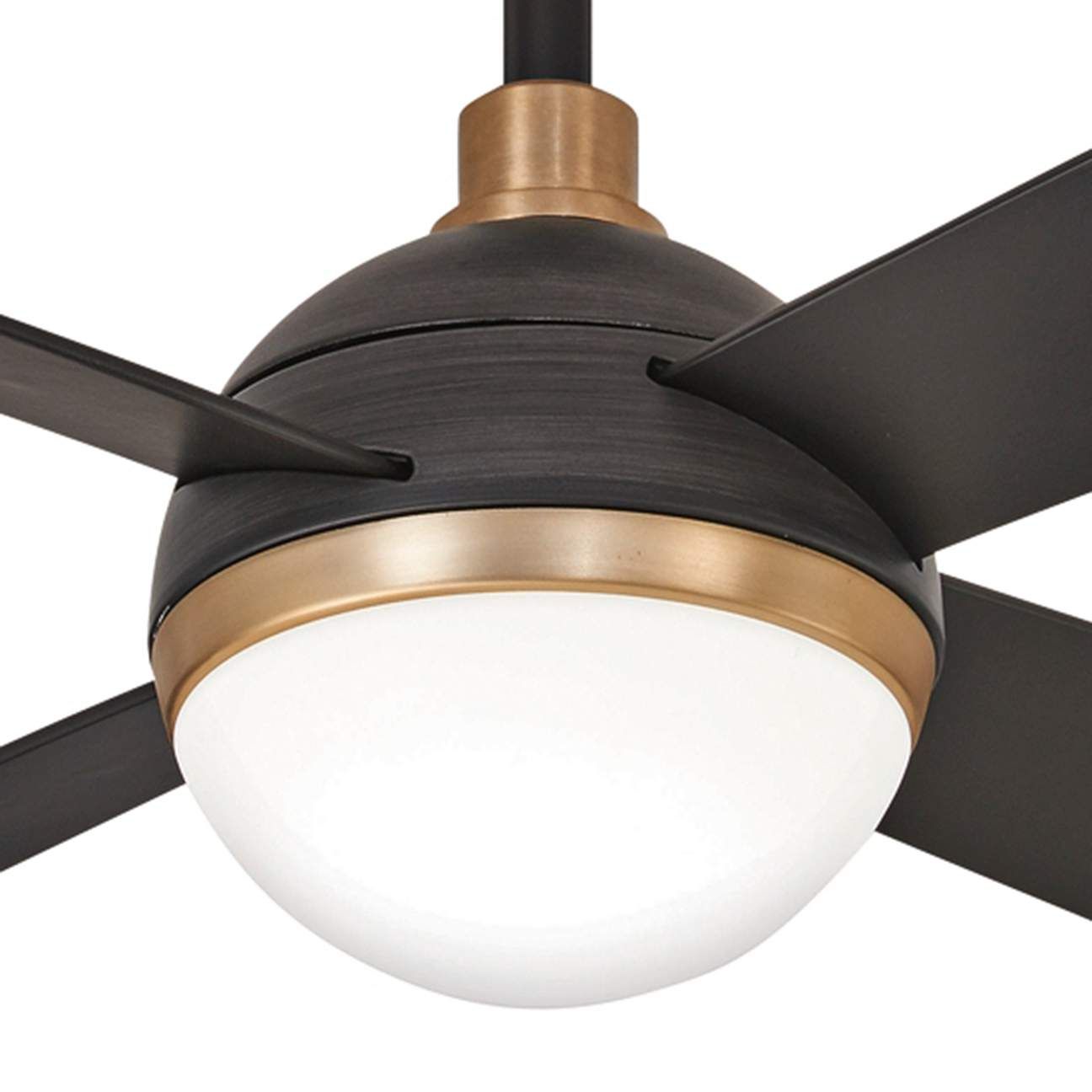 54" Minka Aire Orb Brushed Carbon LED Ceiling Fan with Remote Control | Lamps Plus