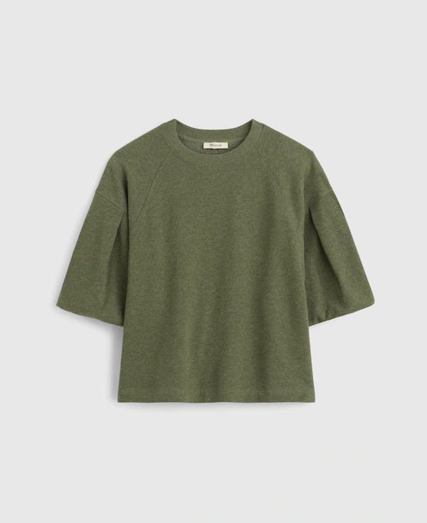 Puff-Sleeve Sweatshirt Tee | Madewell