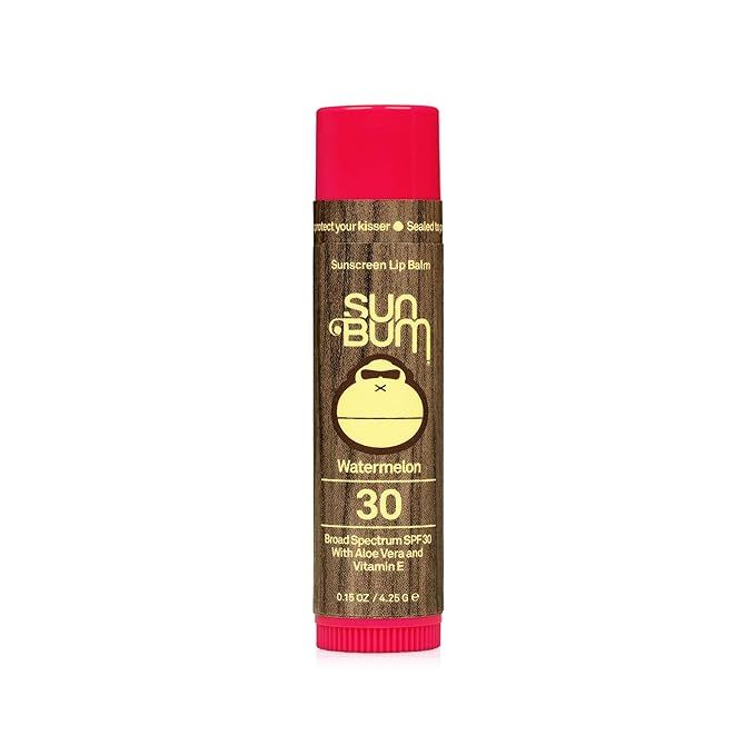 Sun Bum SPF 30 Sunscreen Lip Balm | Vegan and Cruelty Free Broad Spectrum UVA/UVB Lip Care with A... | Amazon (US)