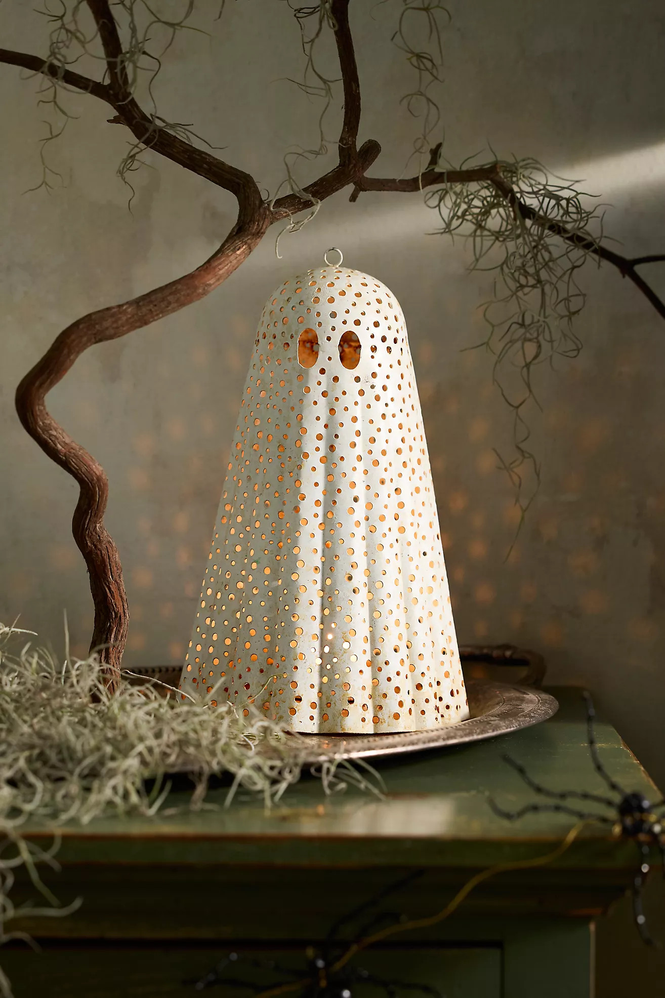 Terrain Punched Iron Ghost Lantern | Anthropologie (US)