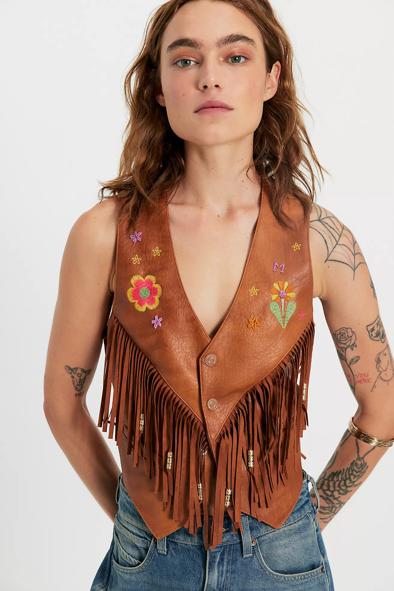 MOTHER The Free Spirit Fringe Vest | Free People (Global - UK&FR Excluded)