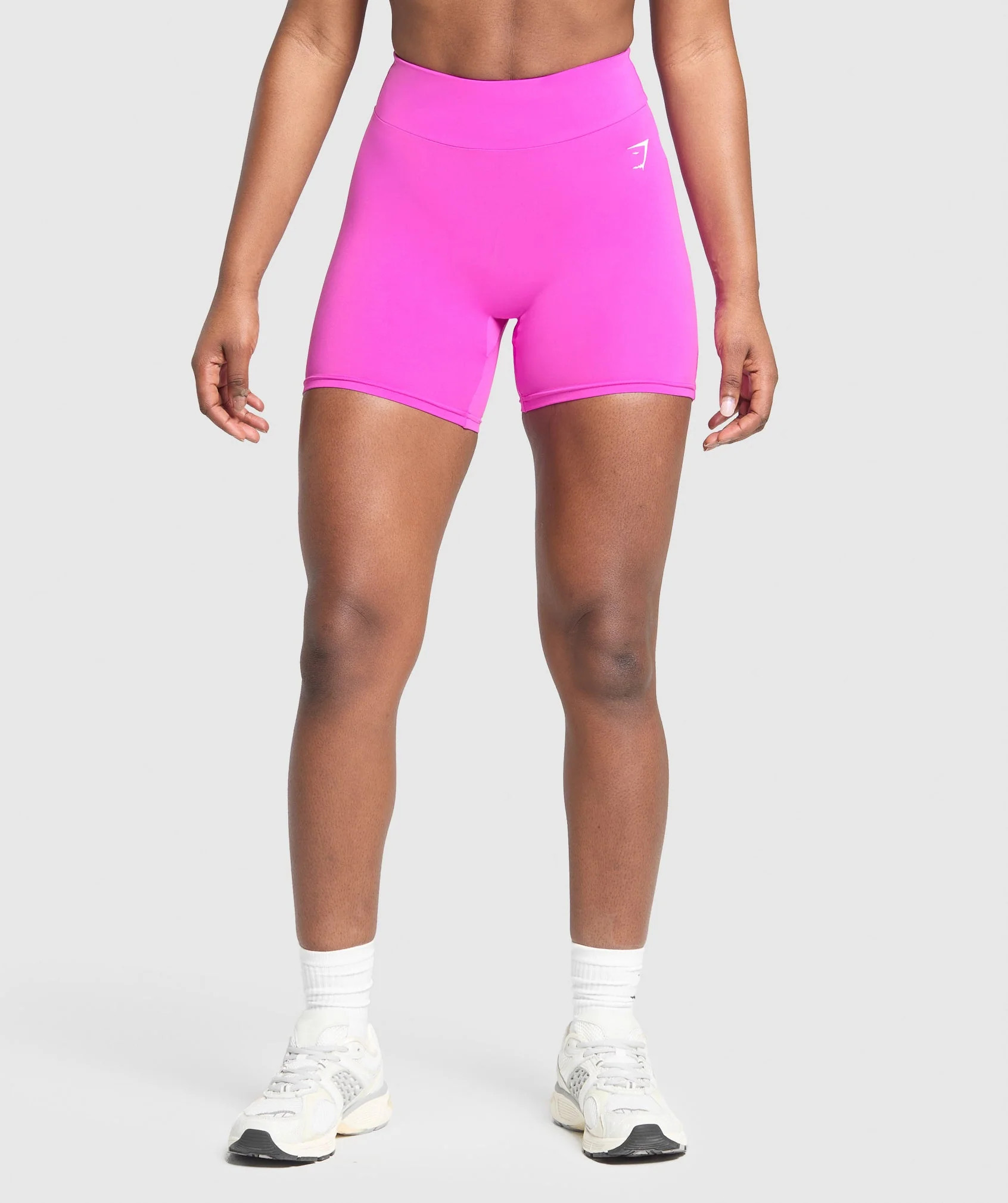 Gymshark Reps Power Tight Shorts - Vibrant Pink | Gymshark US