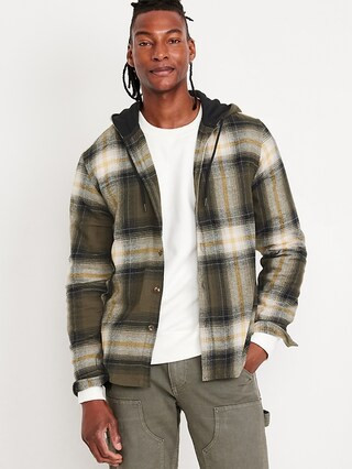 Hooded Flannel Shirt | Old Navy (US)