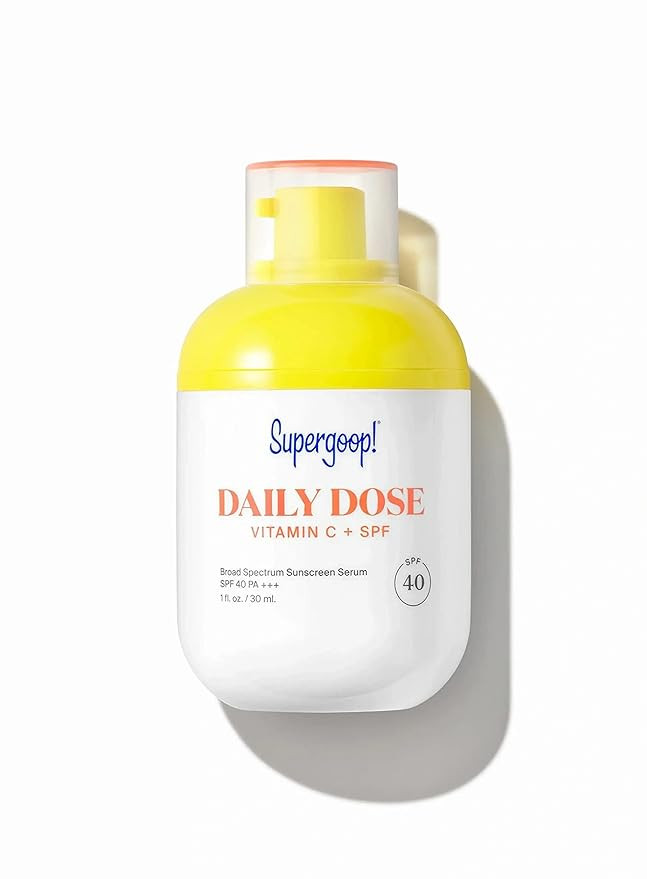 Supergoop! Daily Dose Vitamin C + SPF 40 PA+++, 1 fl oz - Broad Spectrum Sunscreen Serum - Helps ... | Amazon (US)