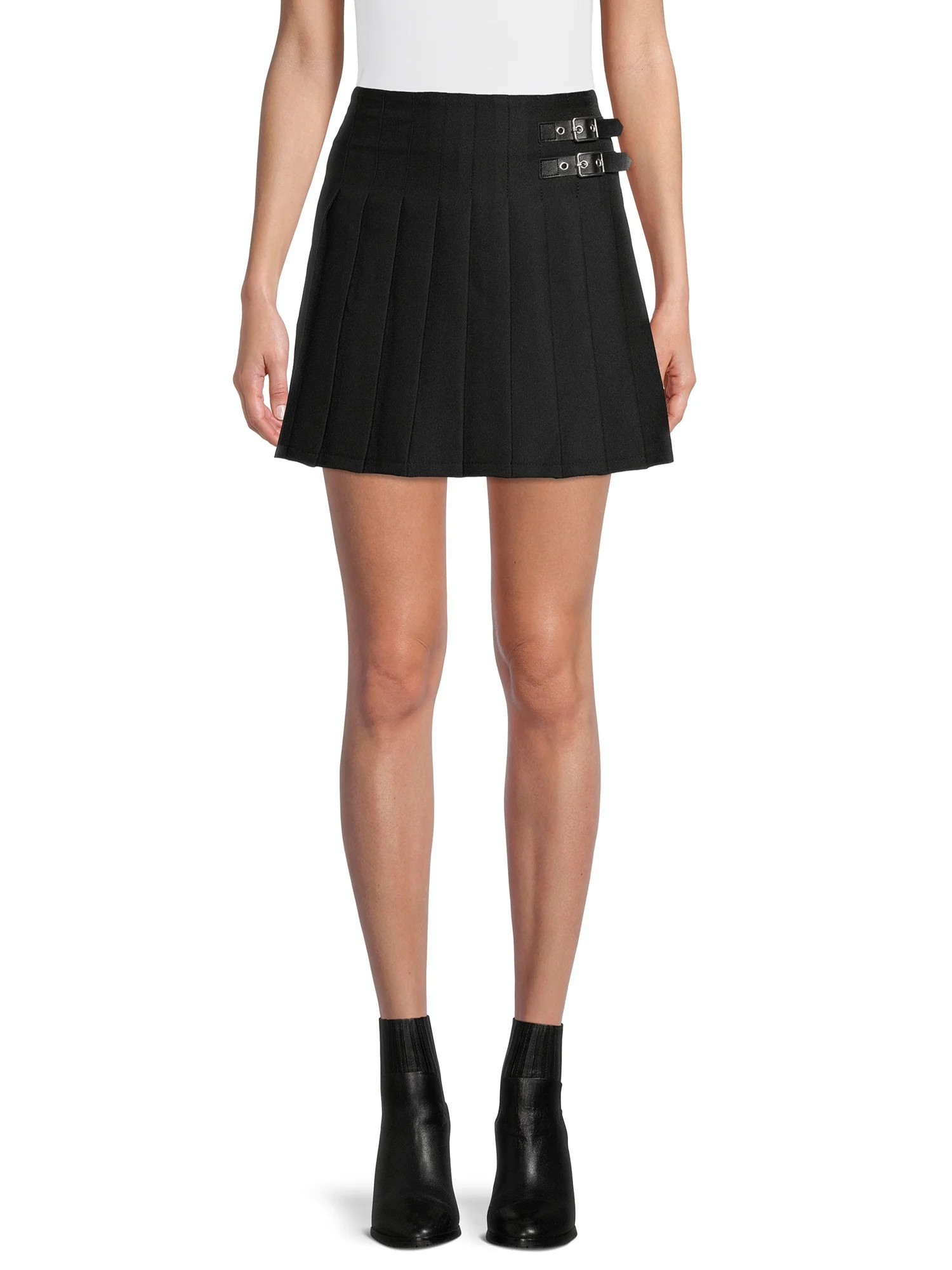 No Boundaries Juniors' Pleated Skirt - Walmart.com | Walmart (US)