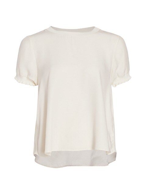 Lenna Silk T-Shirt | Saks Fifth Avenue