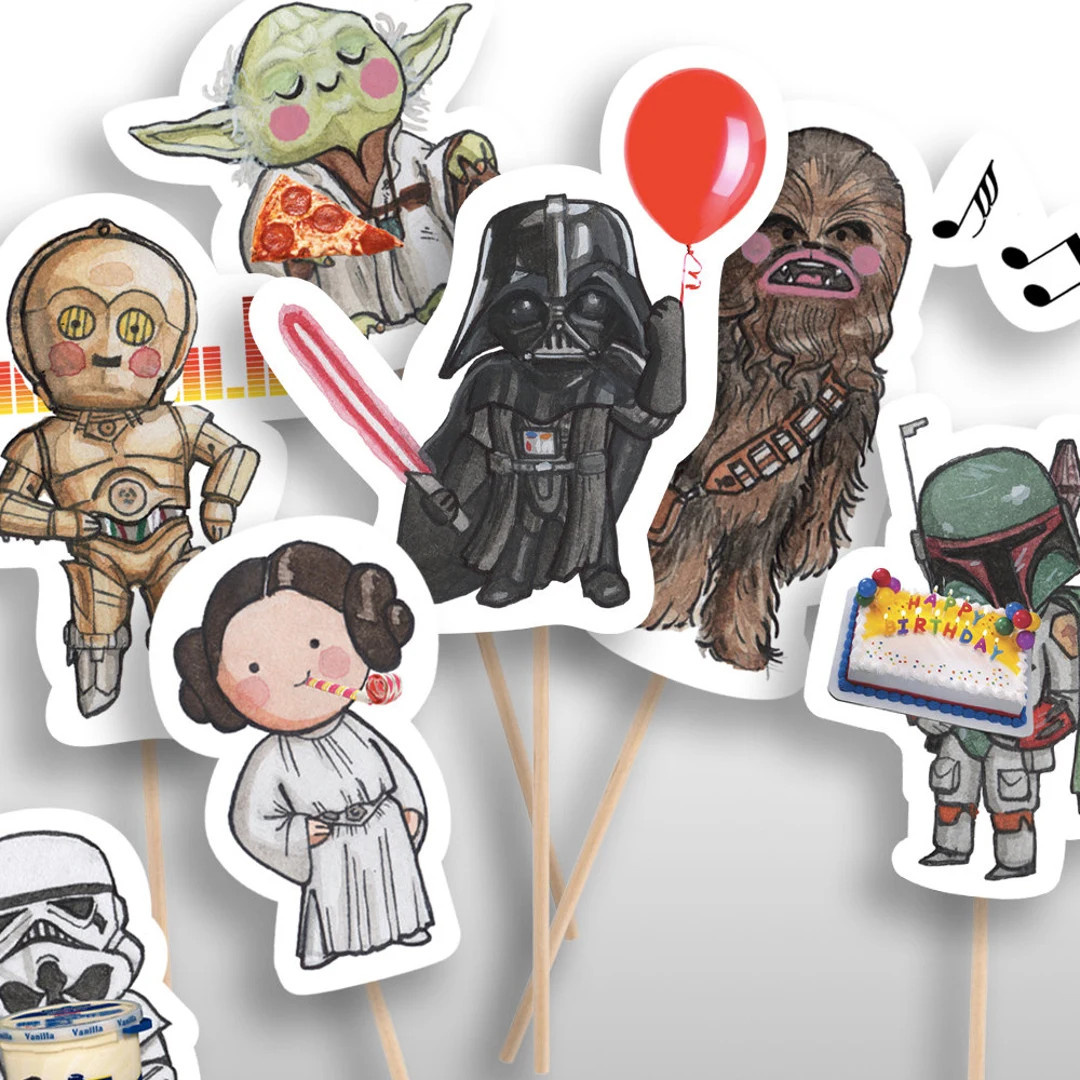 INSTANT DOWNLOAD Star Wars Birthday Party Centerpieces or Cake - Etsy | Etsy (US)