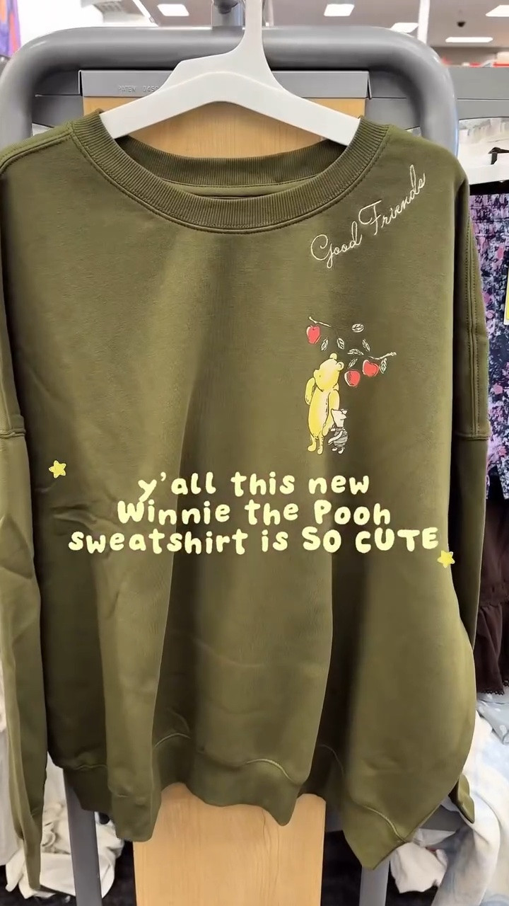 Tag a Disney fan who needs this Winnie the Pooh sweatshirt in their life 🧡 

Target really said ‘let’s make the Disney adults cry happy tears’ with this one. Comfy, cute, and 100% hunny-approved — linked on my LTK in my bio!! 

🍯 🐻 ✨💛

.
.
.
.
#thiswildamazinglife #targetfind #disneybound #disneyadult #winniethepooh