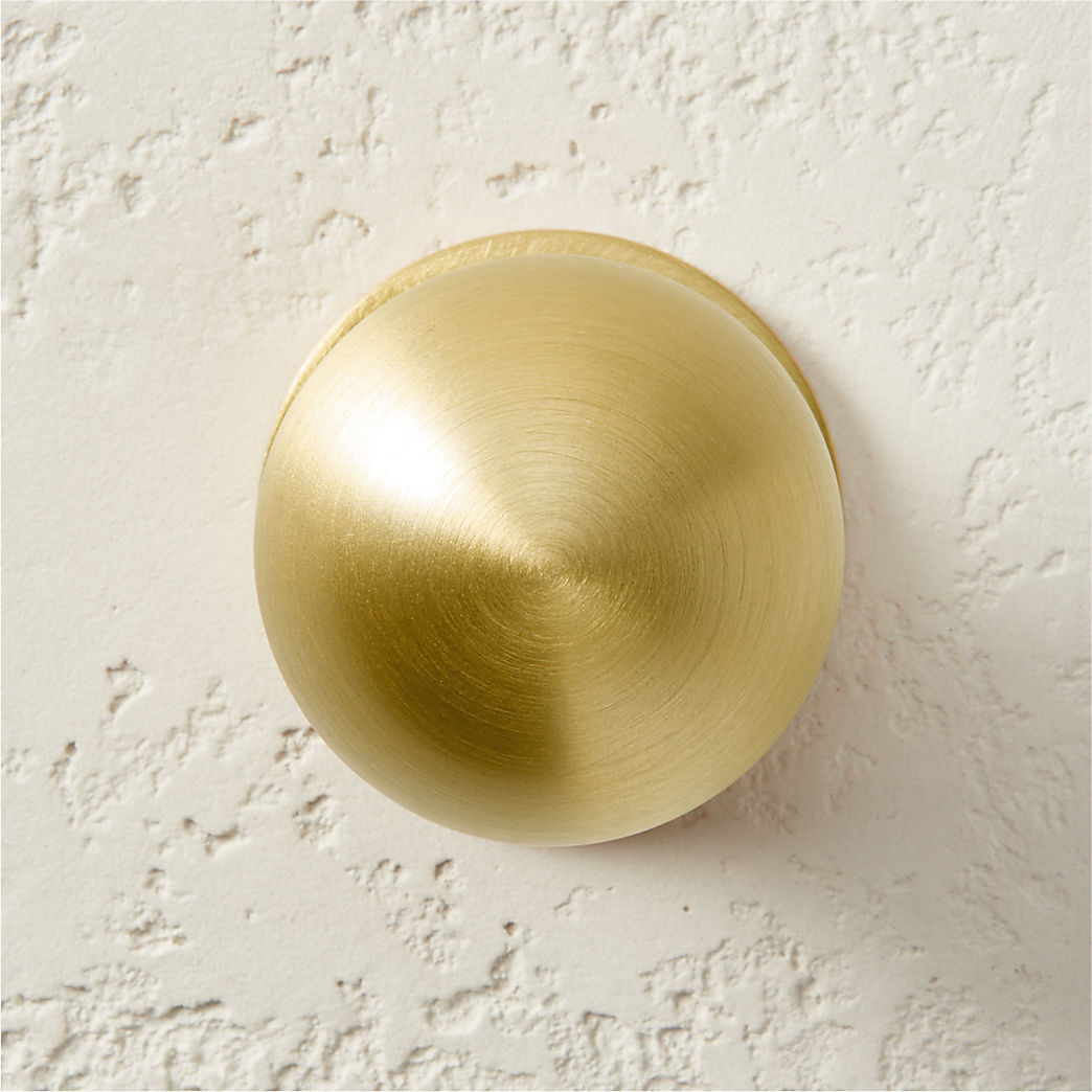 Avery Round Polished Nickel Knob 1.25" + Reviews | CB2 | CB2