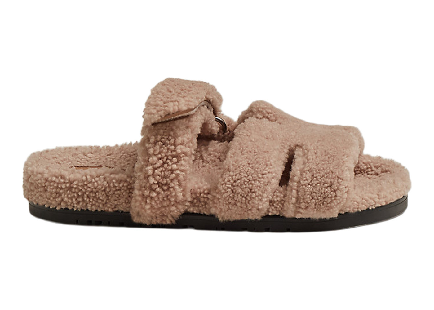 Hermes Chypre Sandal Woolskin (Women's) Sneakers in Pink/Black | StockX