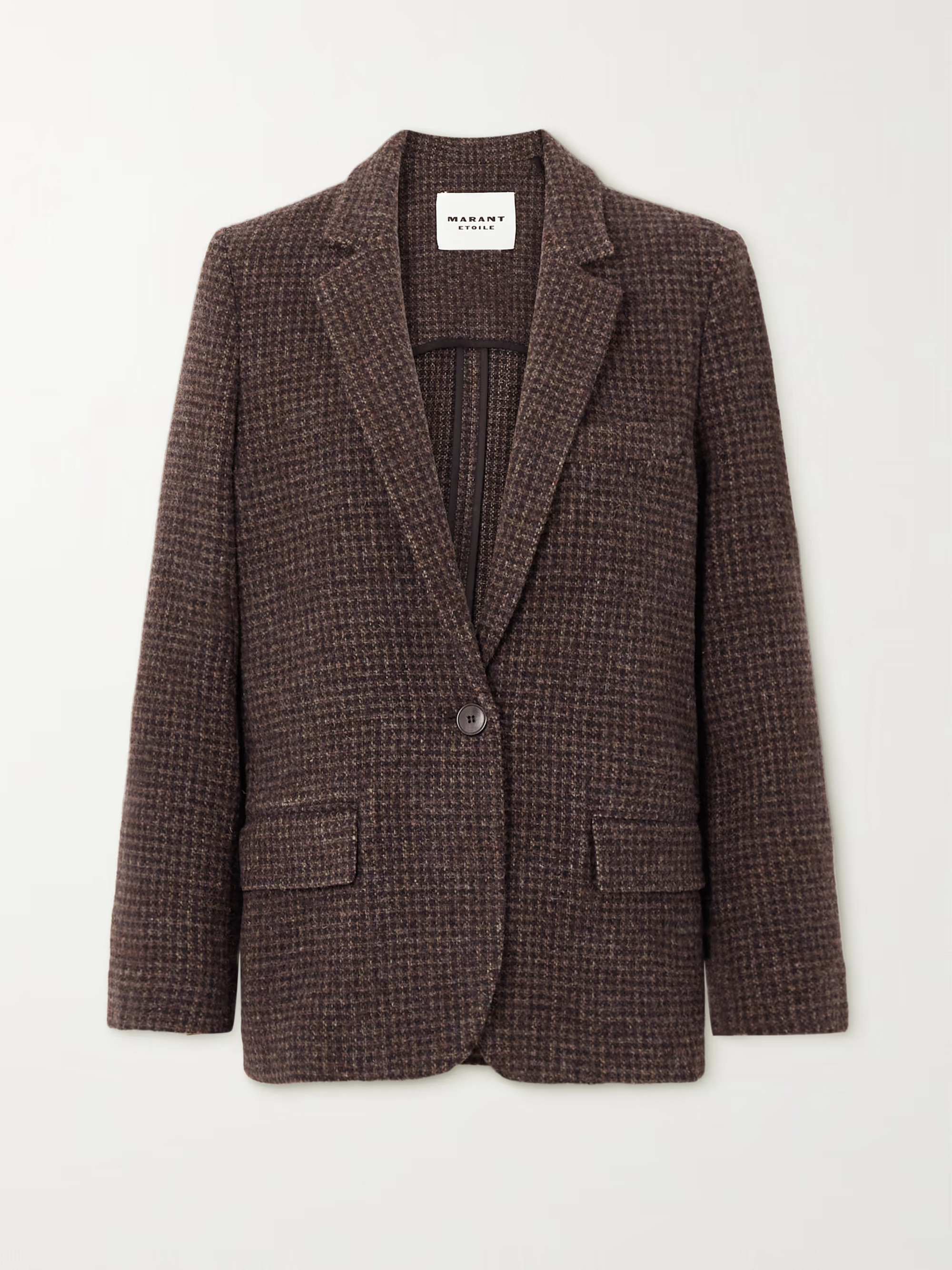 Charlyne checked wool blazer | NET-A-PORTER (US)