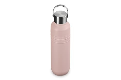 Le Creuset Stainless Steel On The Go Water Bottle, 16 oz., Shell Pink | Amazon (US)