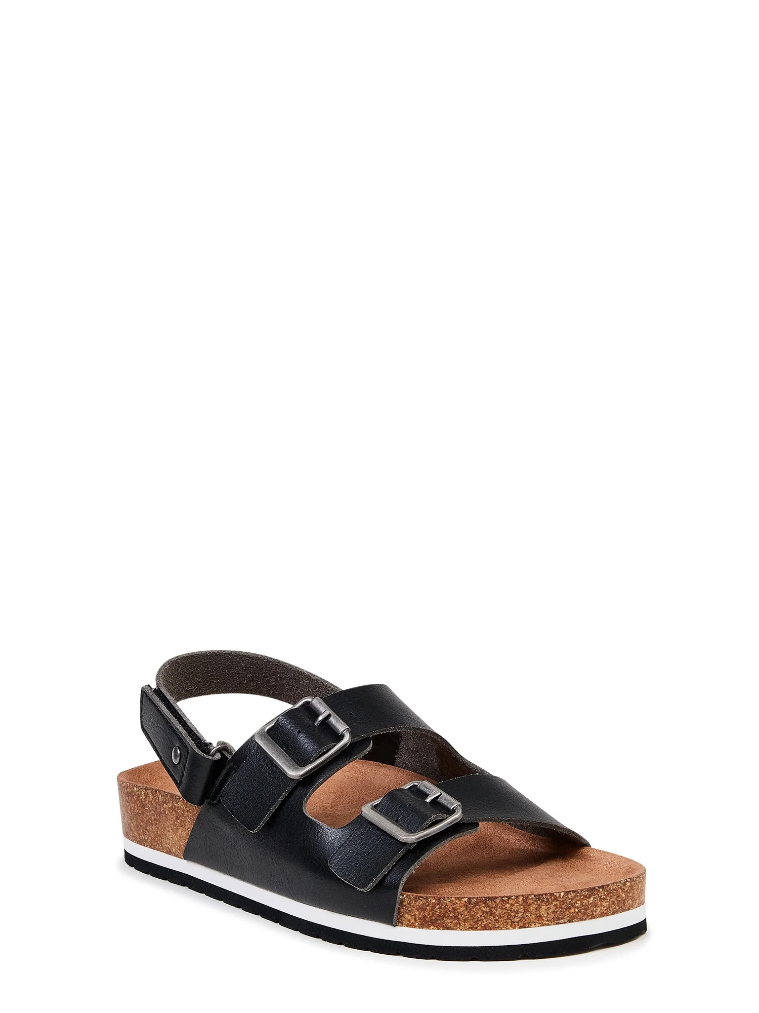 Time and Tru Women's Back Strap Footbed Sandals - Walmart.com | Walmart (US)