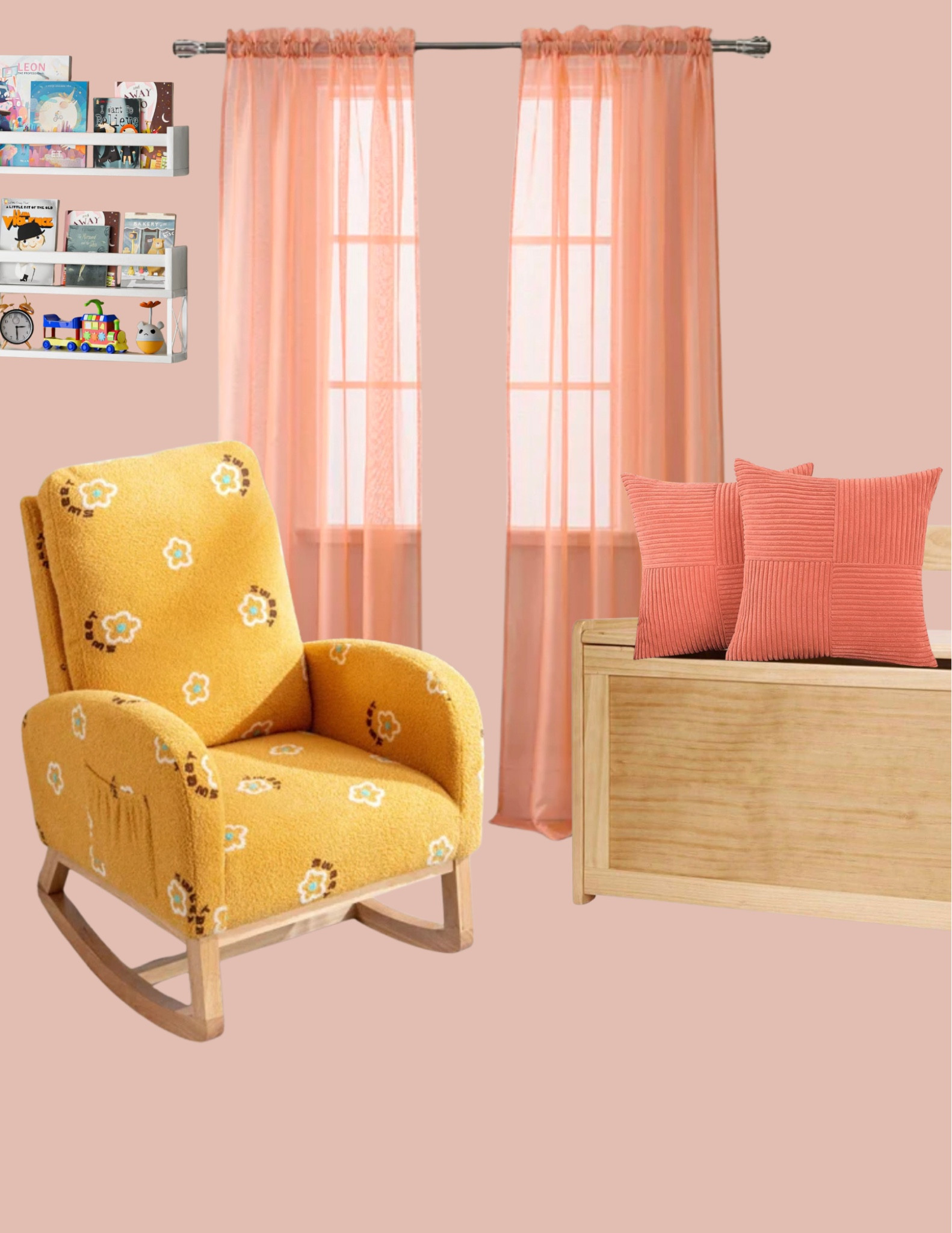 Goldie’s room concept
Baby
Registry
Boho
Floral
Coral
Mustard
Nursery
Girl
Mama
New mom 
Book shelf


#LTKbaby #LTKbump #LTKhome