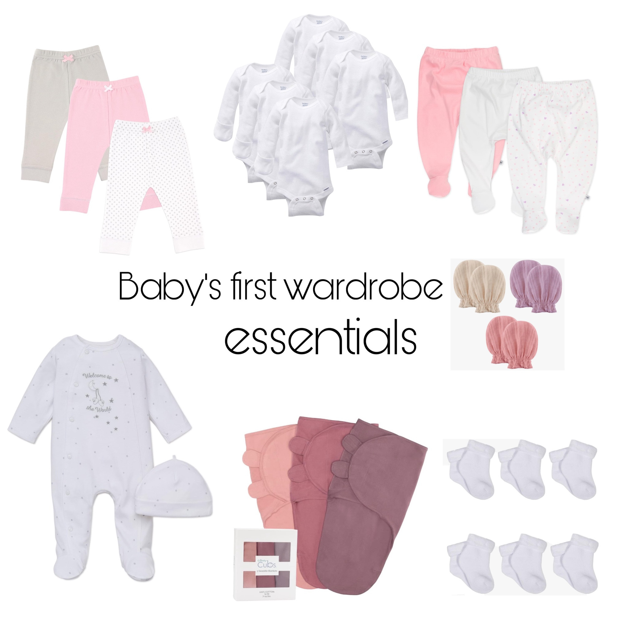 Amazon Baby’s first wardrobe essentials 
Natural materials 
Bamboo pajamas 
Footed pants 
Swaddles 


#LTKbaby #LTKfamily #LTKMostLoved