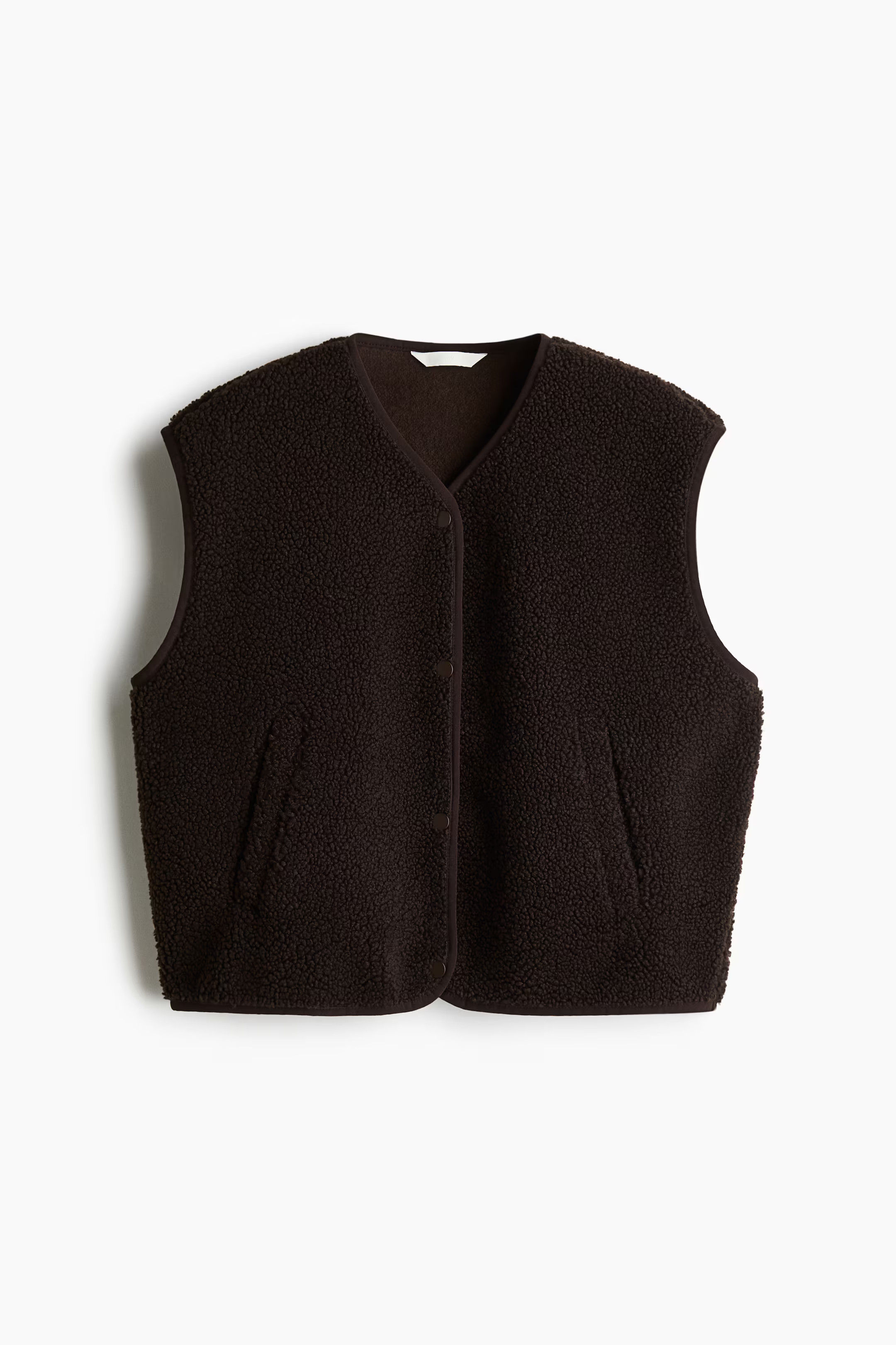 Oversized Teddy Fleece Vest | H&M (US + CA)