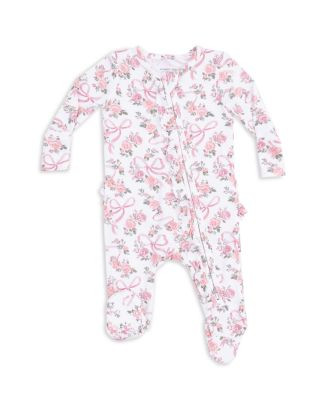 Angel Dear Girls' Floral Ribbon Ruffled Footie - Baby  | Bloomingdale's Kids | Bloomingdale's (US)