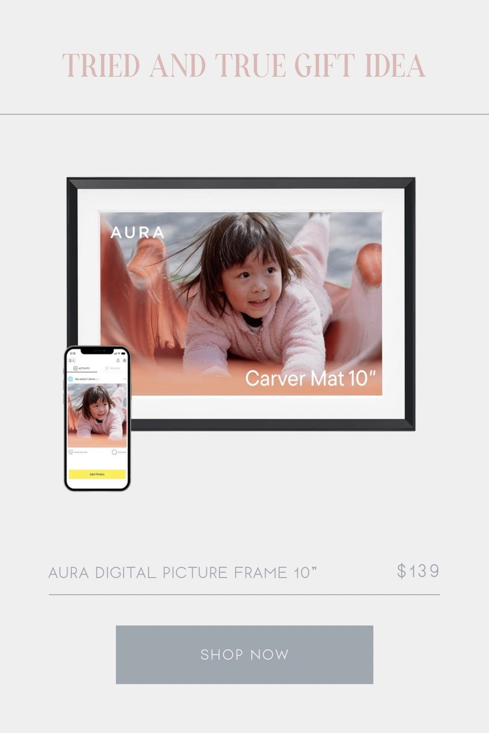 I’ve gifted this to both sets of grandparents and my husband. It’s definitely one of my fav gifts to give to loved ones because I love being able to upload all our family photos and then continue to keep it up to date!

#LTKSaleAlert #LTKCyberWeek #LTKHoliday