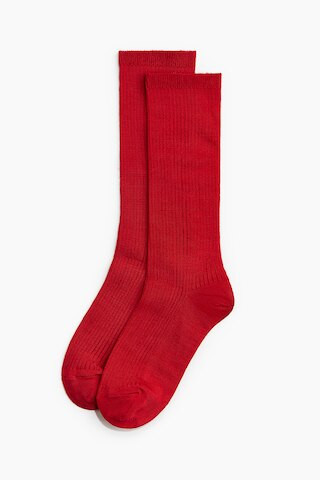 H & M - Long Socks - Red | H&M (US + CA)