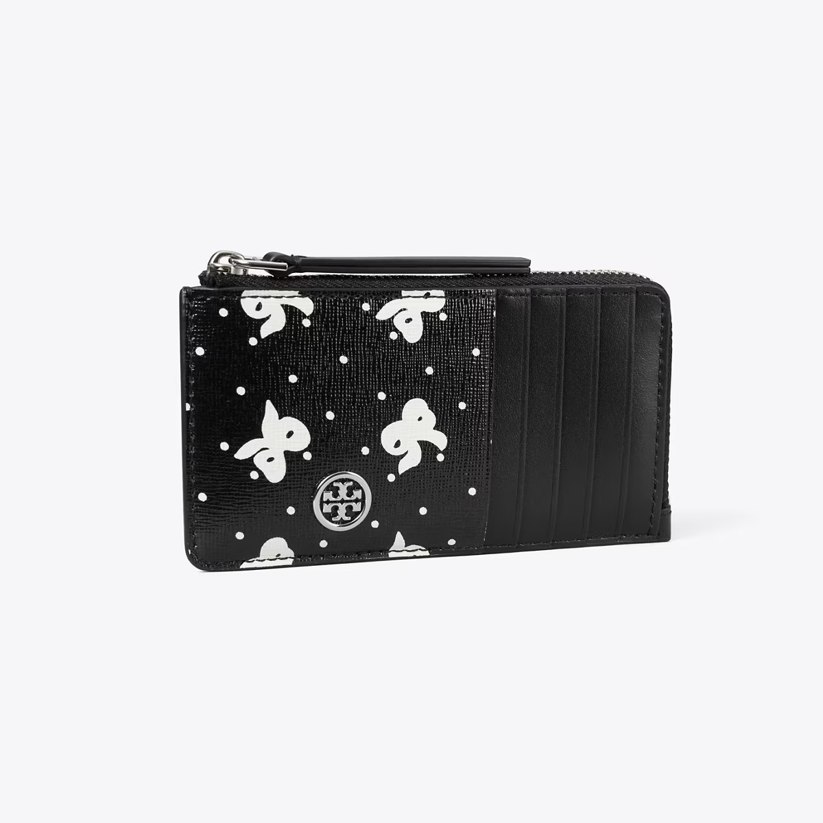 Robinson Printed Top-Zip Card Case: Women's Designer Card Cases | Tory Burch | Tory Burch (US)