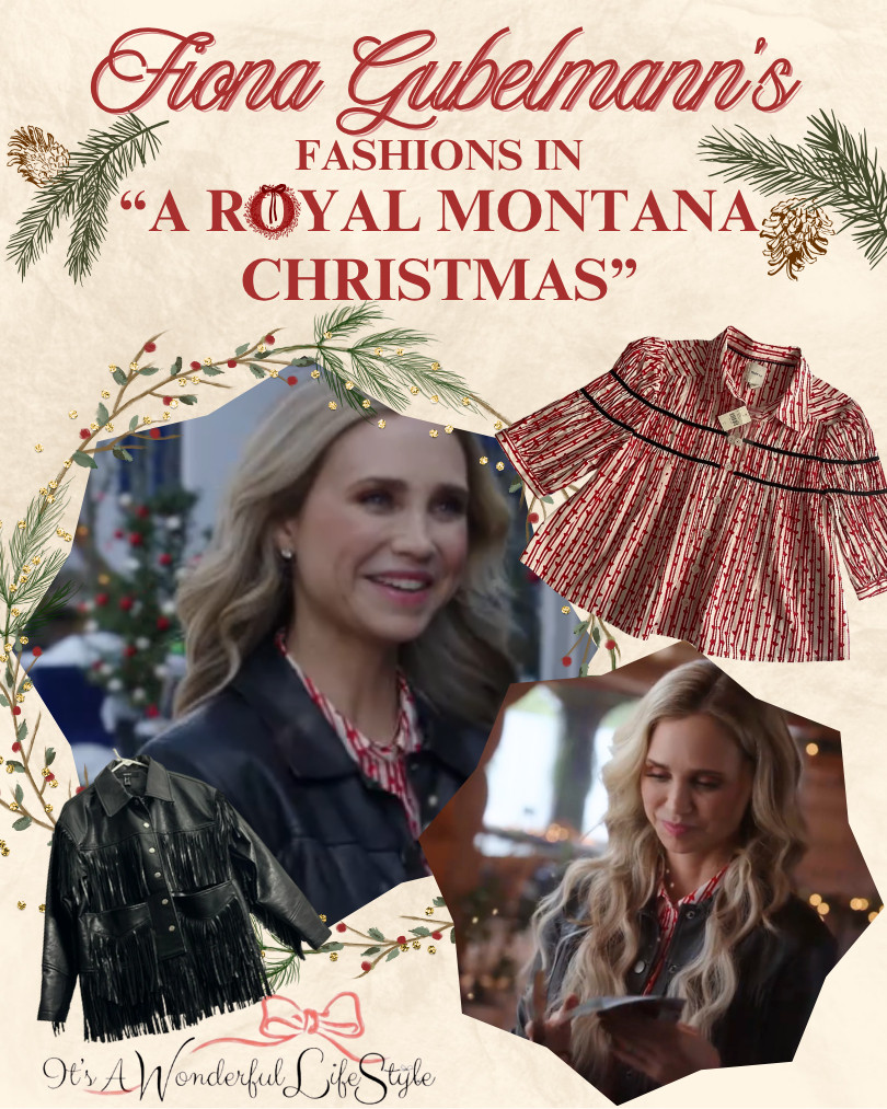 Get Fiona Gubelmann's stylish, chic leather fringe coat and cute top in "A Royal Montana Christmas" on Hallmark Channel! 

You can grab them in my LTK Shop. 

 #LTKSeasonal #LTKFindsUnder100 #LTKStyleTip