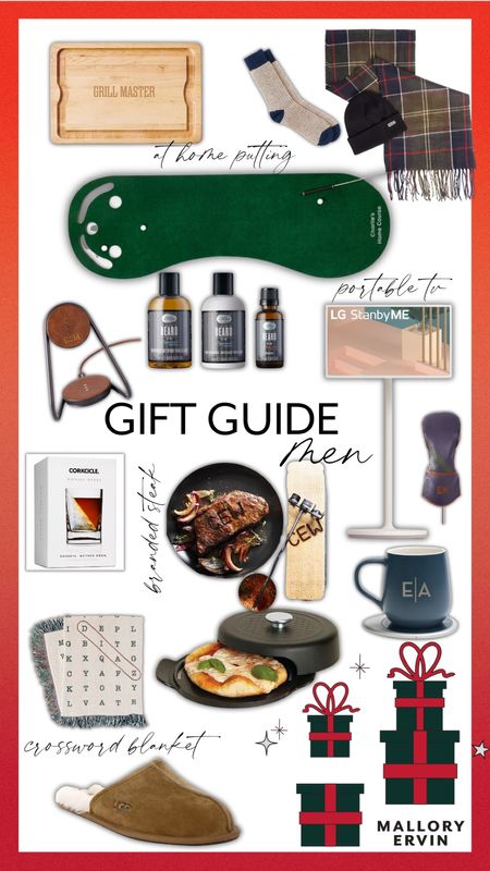 Men’s gift guide! Obsessed with these gift ideas for the men in your life. Dads, grandpas, uncles, husbands, friends there’s something for everyone. 


Mugs, leather goods, portable tv, golf game, word search blanket, pizza oven and steak brander. 

Holiday gift guides, 2023, Christmas, Mallory Ervin, best of gifts, holiday men’s gift guide 

#LTKSeasonal #LTKGiftGuide #LTKHoliday